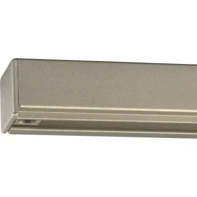 Alpha Trak sections are extruded aluminum with positive contact, can be cut. Designed for 120-volt supply with 20 amp capacity. All 4' track sections include one dead end and mount...