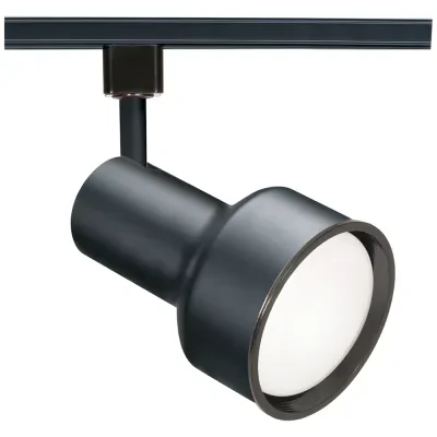 1 Light - R30 - Track Head - Step Cylinder - Black