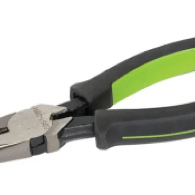 Pliers Long Nose Side Cutting 8" with Molded Grip.  Slip-proof , ergonomic molded grips and flared handles for increased comfort and reduced fatigue.  Location of handle ridge allo...
