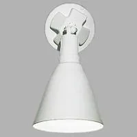 Outdoor adjustable swivel floodlight in a painted Antique Bronze finish and solid Aluminum construction.