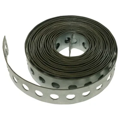 Perforated Tape, 20 Gauge Steel, 10 ft. length, 3/4 in. width, 10 per pack, galvanized finish