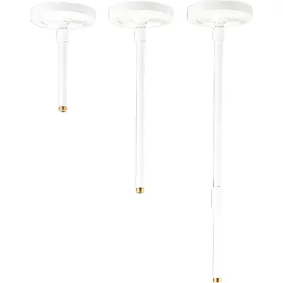 Pendant kit for the 6 inch P5741 series of Cylinders. Allows for the flush mount cylinder to be stem hung. Includes canopy, hang-straight swivel, 6 inch and 12 inch sections with c...