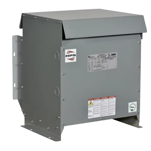 600V Class Three Phase DOE2016 and NRCan 2019 Compliant Energy Efficient Distribution Transformer, 240D PV, 480Y/277 SV, 30 kVA, 3PH, Aluminum Wound