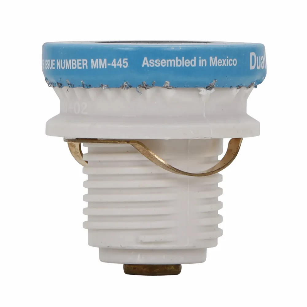 Eaton Bussmann series Type S plug fuse, plug fuse, time delay, heavy duty, packaging type blister pack, 1-6/10 A, 125 Vac, 10 kAIC (RMS Symmetrical) interrupt rating, 10 kA short circuit rating, threaded mount, duel element, plastic base