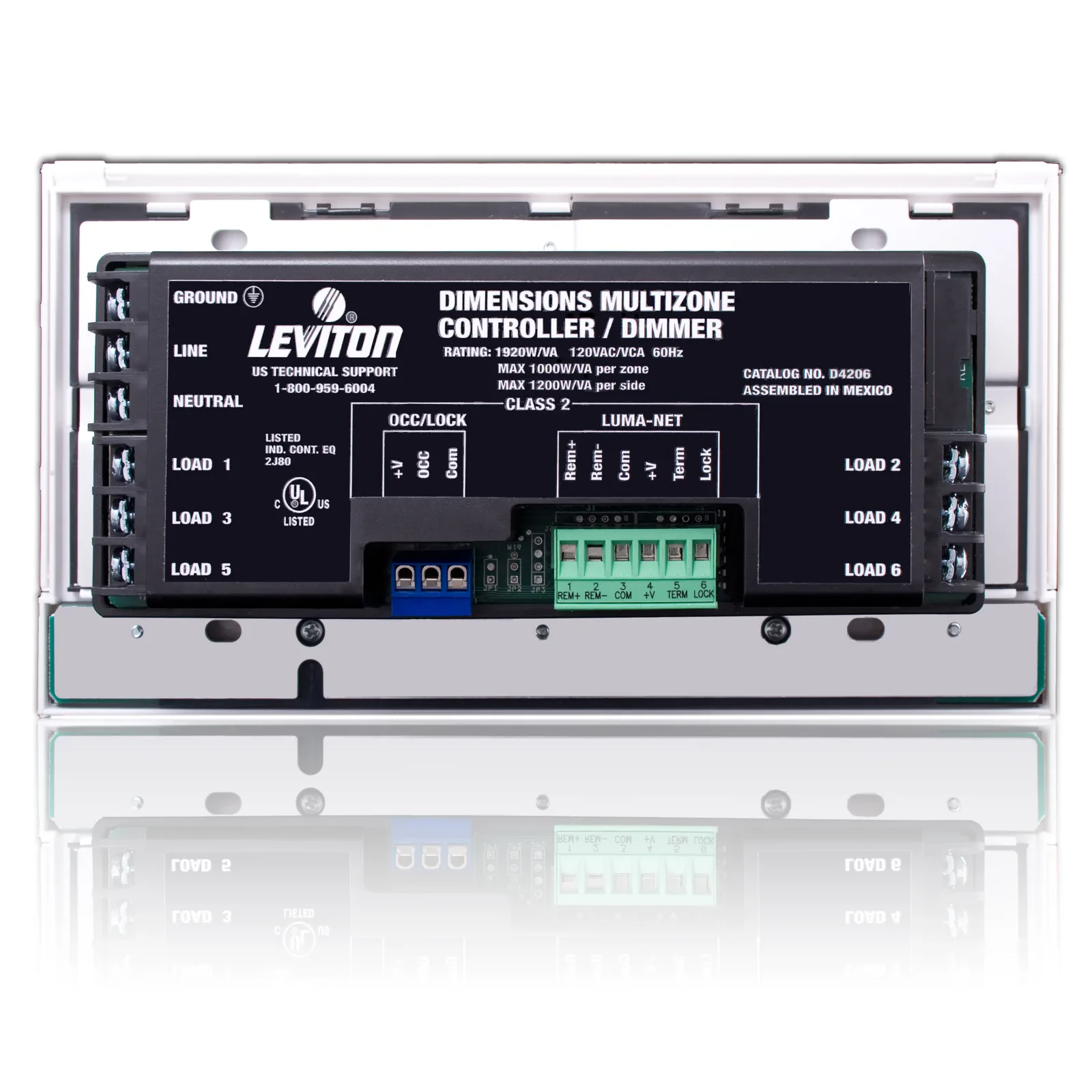 Leviton Manufacturing D4206-1LW Lighting Controls product image