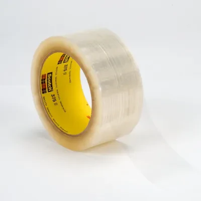 Scotch® Box Sealing Tape 375 is a superior performance packing tape that securely closes a wide variety of heavy weight box materials, including recycled fiberboard. The polypropyl...