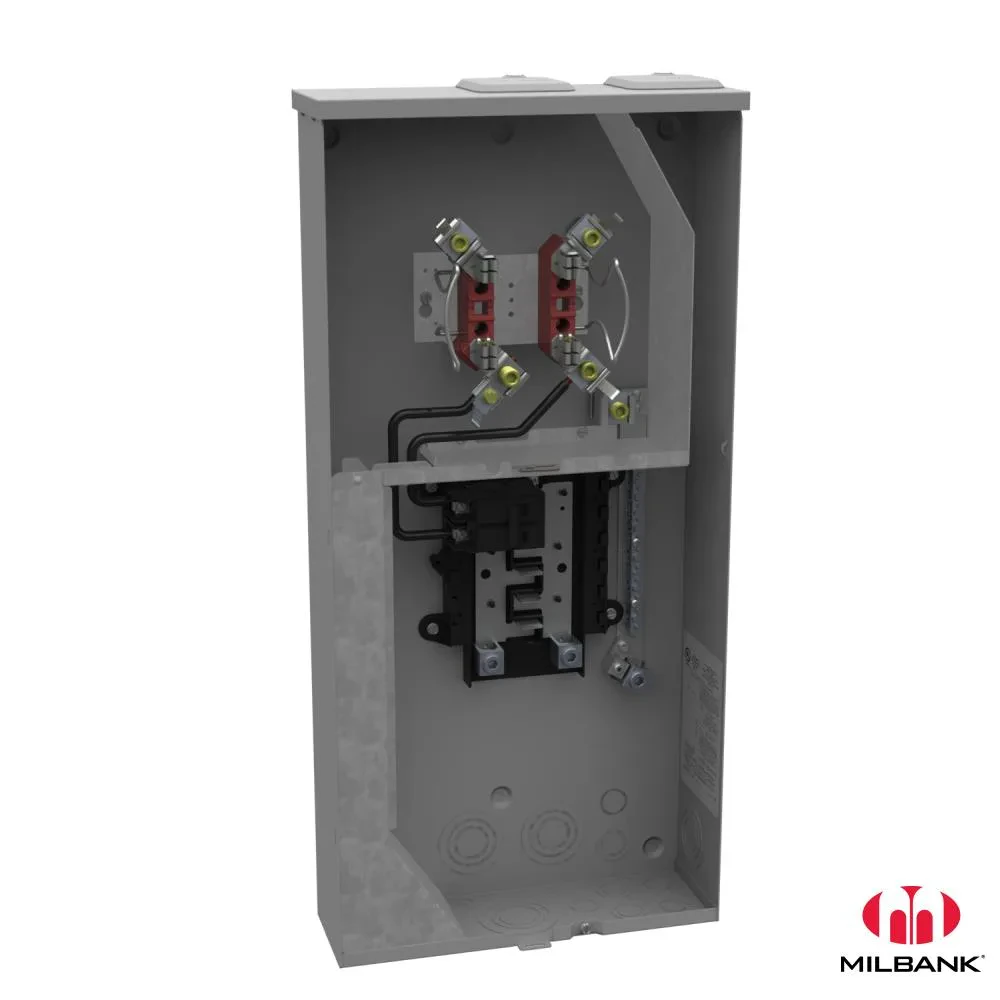 4 TERM RNGLS 2 SML CLS PLTS 1-100 AMP MN BRKR 10 BRANCH CKT HRN BYPS