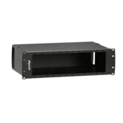 Opt-X 500I 3RU Flush Mount Distribution and Splice Enclosure, Empty, Accepts up to 12 Opt-X Adapter Plates or 12 Opt-X P-N-P Modules