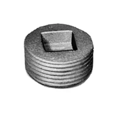 UNILETS Recessed Head Close-Up Plug, Size: 2 IN, Material: Aluminum, Finish: Natural, Connection: Tapered MNPT, Standard: UL 886 (1203), UL File Number E10444, CSA C22.2 No. 25 And...