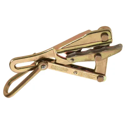 Chicago® Grip for PVC-Covered Conductors, Serpentine jaws are specially machined to allow insertion of insulated conductor through the jaws, which reduces danger of slippage which...