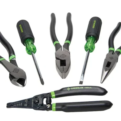 Includes 6 essential premium quality hand tools:  3 Pliers – forged from chrome vanadium steel, precision machined and laser hardened cutting edges offer greater durability and str...