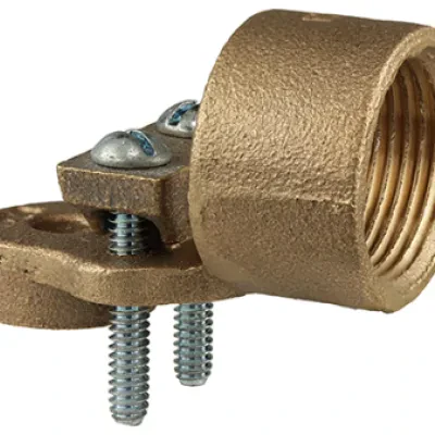 Hub, Bronze material, 10 SOL to 3/0 STR conductor range (main/primary), 1 in. trade size