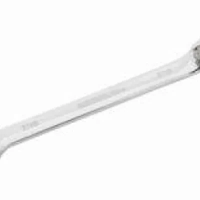 Combination Ratcheting Wrench, 7/16".  Compact reversible switch allows a 15° offset of the box end for clearance of obstacles.  5° ratcheting design for versatility and ease of us...