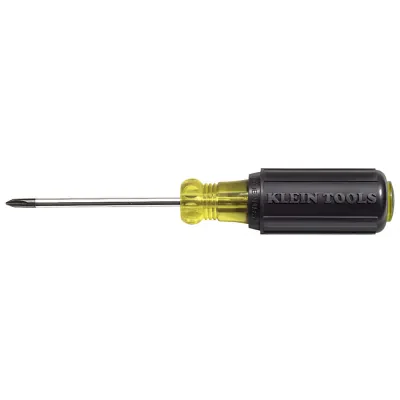#1 Phillips Screwdriver, 3-Inch Round Shank, Precision-machined tip provides accurate fit and torque without slippage