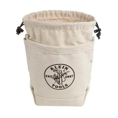 Tool Bag, Extra Tall Top Closing Bolt Bag, 5 x 12 x 9-Inch, This Tool Bag is built with the same durability as Klein 5416 Series Bull Pin and Pouch