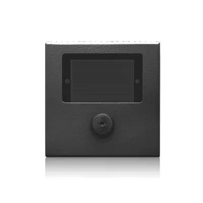 Locking Cover for 1-Gang Device - Black, Title 24 compliant, ASHRAE 90.1 compliant