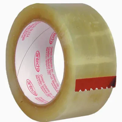 Carton Sealing Tape, Polypropylene, Clear, 110 yd. length, 2 in. width, 36 pack