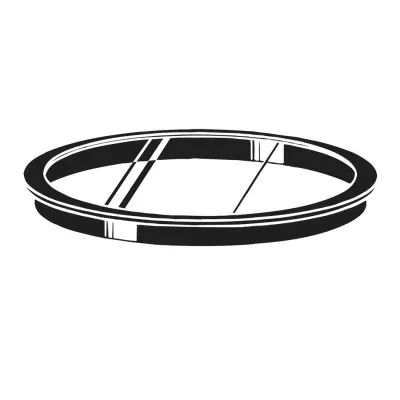 This versatile accessory lens features a classic Black finish and Tempered Glass detailing.