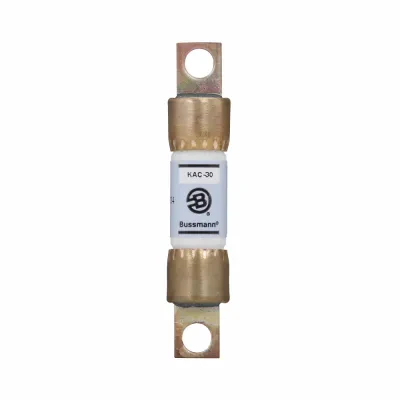 Eaton Bussmann series Tron KAC high speed fuse, 600V, 8A, 200 kAIC, Non Indicating, High speed fuse, Blade end X blade end, Stud