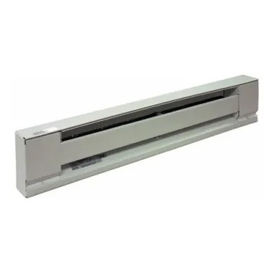 Electric Baseboard - Stainless Steel Element Convection Heater, 240/208 V, 1 PH, 5.2/4.5 AMP, Steel Housing Material, Wall Mounting, Dimensions- 60 2-1/2 Depth X 6 Height IN, 1250/...