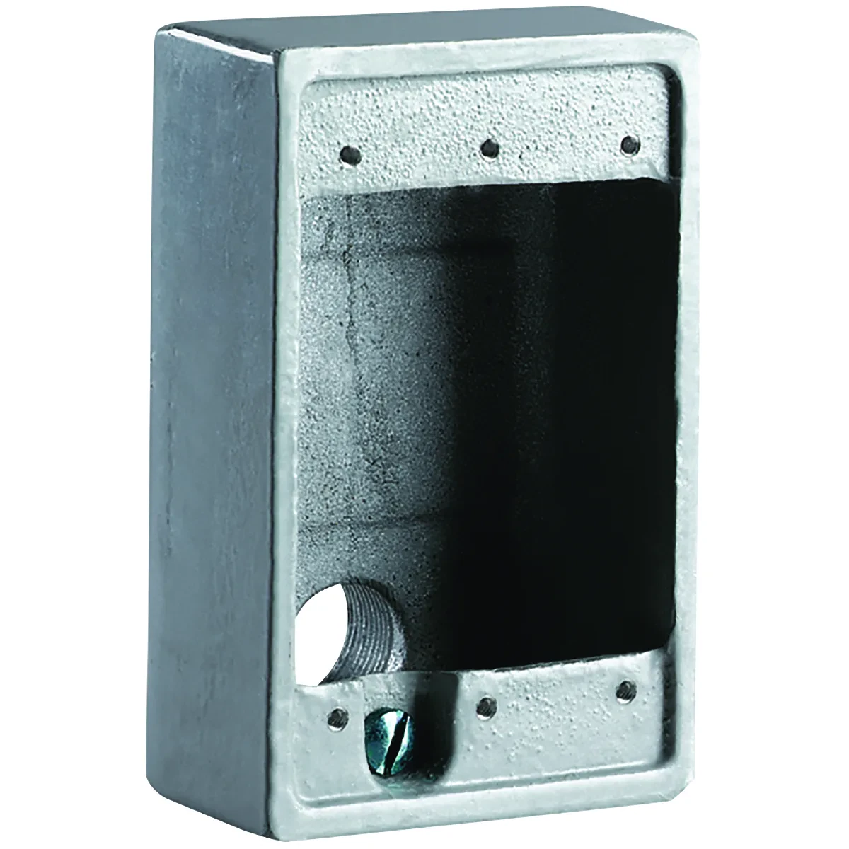 FSA SERIES FITTINGS - ALUMINUM - FSA TYPE CAST DEVICE BOX - SHALLOW -DEAD END - HUB SIZE 1/2 IN - VOLUME 18.0 CU IN
