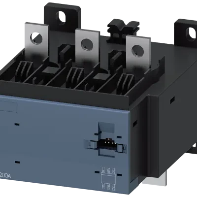 Current transformer 20...200 a for 3RB22/23 size s6 mount. onto cont./ stand-alone main circuit bar connection aux. circuit --