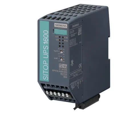 SITOP UPS1600 20A UNINTERRUPTIBLE POWER SUPPLY INPUT 24 V DC OUTPUT 24 V/20 A DC