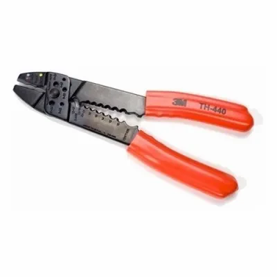 3M™ Scotchlok™ TH-440 Scissors are anvil-type wire cutters that crimp a wide range of terminal styles. These versatile scissors have high-strength, heat-treated carbon steel constr...