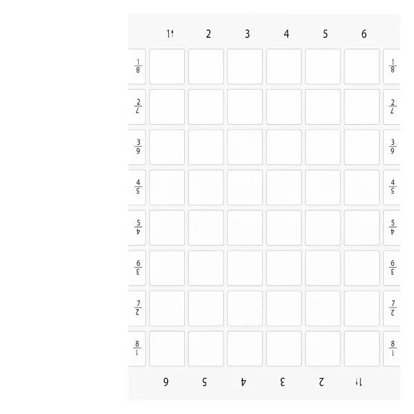 Labeling plates for printing and sticking onto label holders, label size 27 x 27mm, white, without inscription, for self-inscription, 10 sheets a4, 480 labels