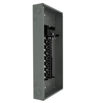 SIEMENS LOW VOLTAGE PLUG-ON NEUTRAL READY STANDARD SERIES ASSEMBLED LOAD CENTER. MAIN BREAKER WITH 30 1-INCH SPACES ALLOWING MAX 48 CIRCUITS. 1-PHASE 3-WIRE SYSTEM RATED 120/240V (...