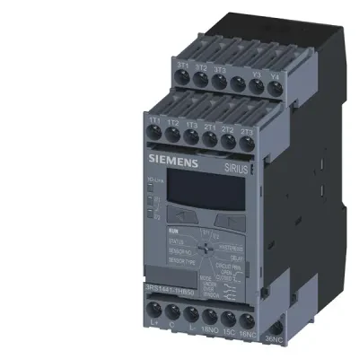 TEMPERATURE MONITORING RELAY FOR IO-LINK PT100/1000, KTY83/84, NTC 1 TO 3 SENSORS, 2 LIMIT VALUES -50 DEGR. C TO 750 DEGR. C 3X1W, WIDTH 45 MM SCREW TERMINAL