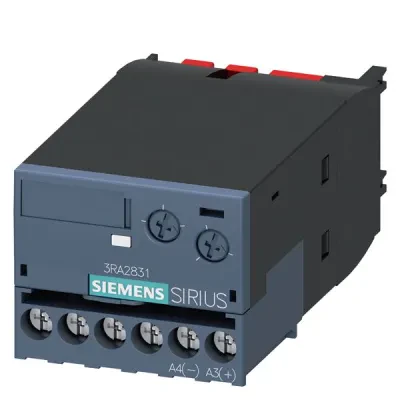 SOLID-STATE TIME RELAY ON-DELAY WITH SEMICONDUCTOR OUTPUT 24...90V AC/DC, TIME RANGE 0.05...100S, FOR SNAPPING ONTO THE FRONT, FOR 3RT2 CONTACTORS,S2 SCREW TERMINALS