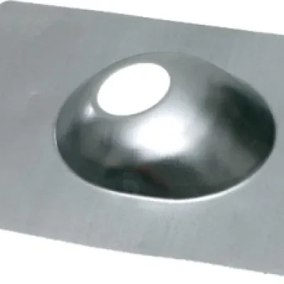 2" Galvanized roof flashing, 22 gauge with neoprene seal.