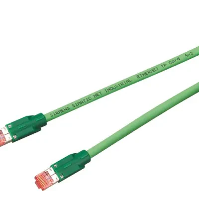 SIMATIC NET, IND. ETHERNET TP CORD 9/RJ45, TP CORD PREASSEMBLED WITH 1 RJ45 CONNECTOR A. 1 9-PIN ITP CONN. LENGTH 2 M