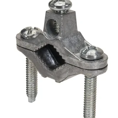 Ground Clamps for Bare Wire Standard Zinc Die Cast,  1/2" - 1" **For Copper & Aluminum Wire