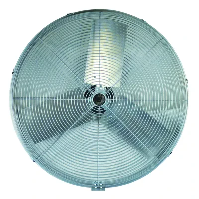 24 IN Industrial Assembled Maximum Duty Fan Head, Size- 27 IN, CFM 5600 (High) 4900 (Low), 1/2 HP, 3.5 AMP, Speed- 1100 (High), 800 (Low) RPM, 120 V, 2 Speeds, Gray