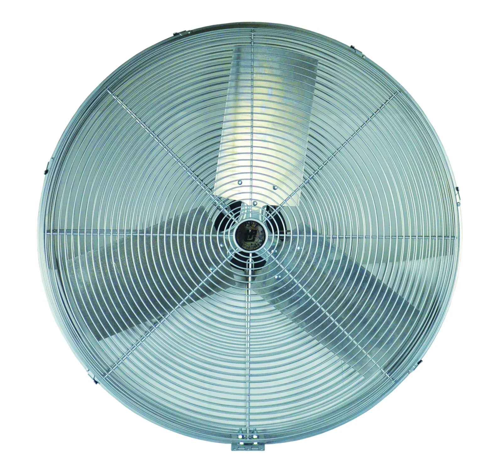 24 IN Industrial Assembled Maximum Duty Fan Head, Size- 27 IN, CFM 5600 (High) 4900 (Low), 1/2 HP, 3.5 AMP, Speed- 1100 (High), 800 (Low) RPM, 120 V, 2 Speeds, Gray