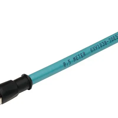 0.5 M 2 M12 CONNECTORS, 5-PIN, PREASSEMBLED CABLE WITH CONNECTING CABLE, (ET200), SIMATIC NET, PROFIBUS M12