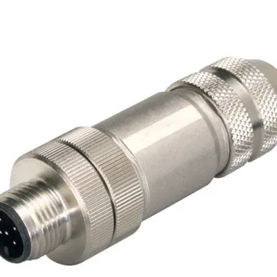 PACKING UNIT 5 PIECES PIN CONNECTOR CABLE OUTLET FOR FIELD ASSEMBLY PLUG F. ET200ECO WITH AXIAL SIMATIC NET, M12 CONNECTING