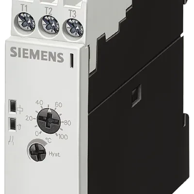 Temperature monitoring relay PT1000. Overshoot 1 threshold value. Width 22.5 mm0 C to 200 C 24 V AC/DC 1 NO + 1 NC. quiescent current principle Spring-type terminal 1 NO + 1 NC. Qu...
