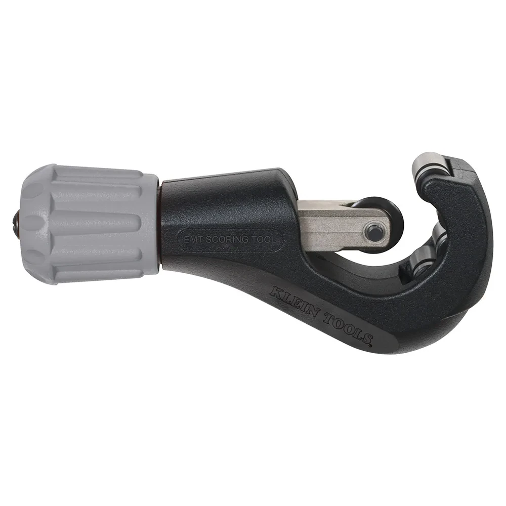 Conduit Scoring Tool, Klein-designed, patented scoring wheel scores snaps conduit without leaving burrs inside
