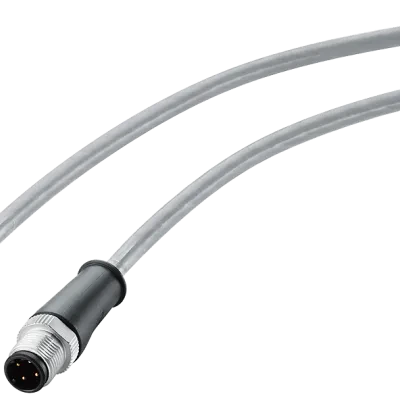 Robust Power Connecting Cable M12-180/M12-180. IP69. for Power supply of the ET200. pre-assembled cable with M12 connector and M12 socket. A-coded. 4-pole. 1.0 m