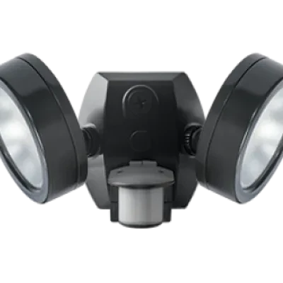 Leslie Sms Bullet Flood, 2X13W, LED 120V, 5000k, 80 CRI, Bronze