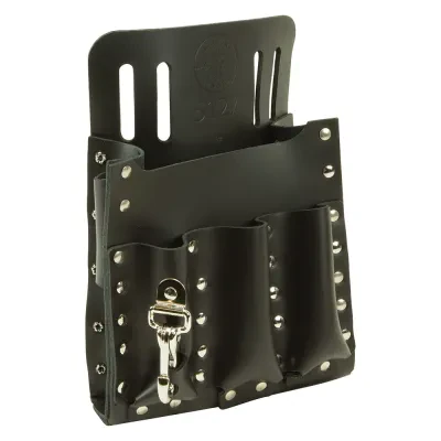 6-Pocket Tool Pouch, Features a large utility pocket, three pliers pockets and two screwdriver pockets