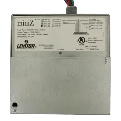 Mini-Z Dimming Dual Room With 2 0-10 Volt Outputs and 2 347 Volt Relays