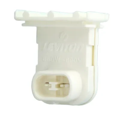 New Design Thermoplastic Medium Fluorescent Lampholder, Shallow Base For T-8/T-12 Lamps, White