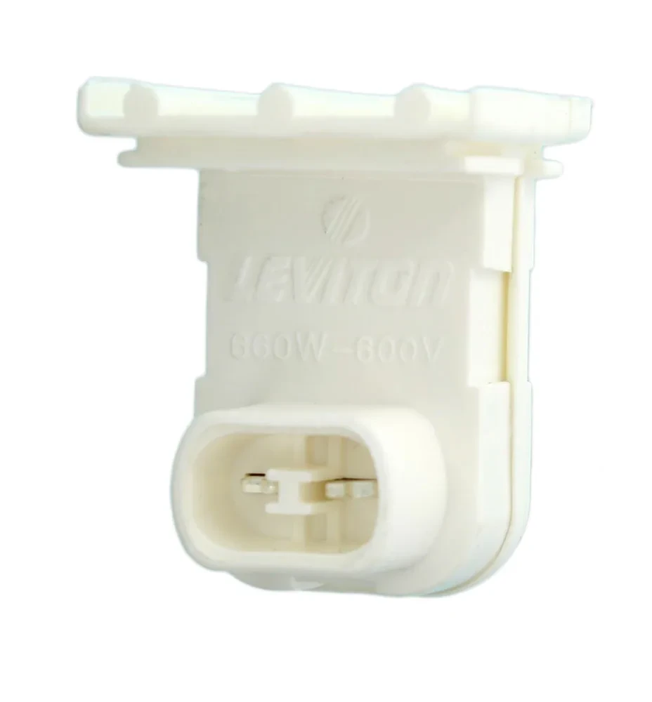 New Design Thermoplastic Medium Fluorescent Lampholder, Shallow Base For T-8/T-12 Lamps, White
