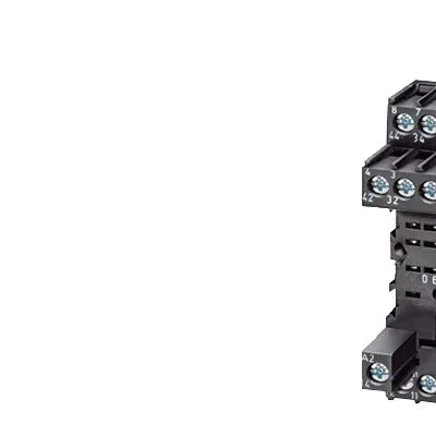 Base for relay with 4 changeover contacts