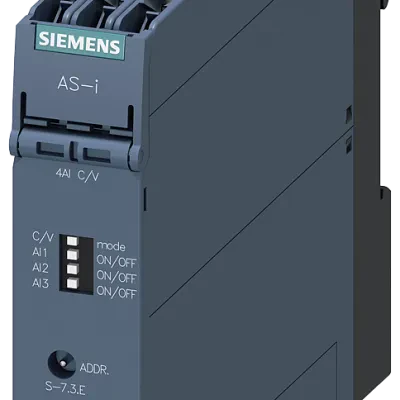AS-I SLIMLINE COMPACT ANALOG IP20. ANALOG SLAVE. 4AI-C/V SCREW-TYPE TERMINAL. 22.5 MM . .