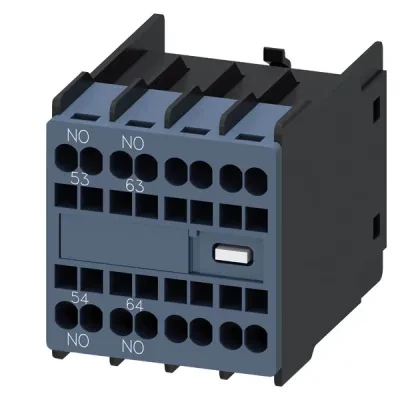 Aux.switch blk,front 2NO, curr.path 1